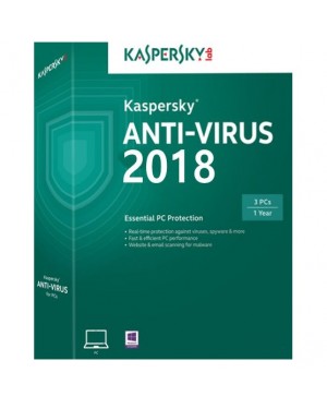ANTIVIRUS KASPERSKY 2018 3PC